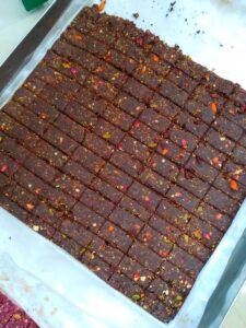 Cocoa Almond Energy Bite 4 Making of Cocoa Almond Energy Bars