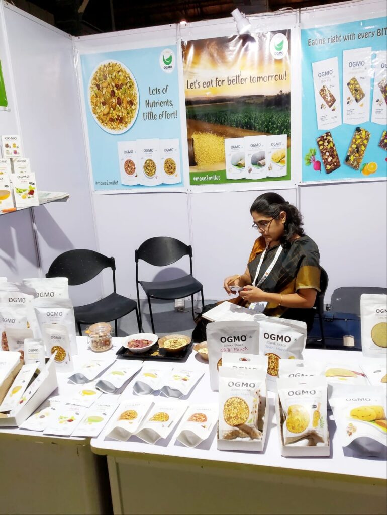 OGMO Foods In a trade fair at Mumbai sponsored by Tamil Nadu government