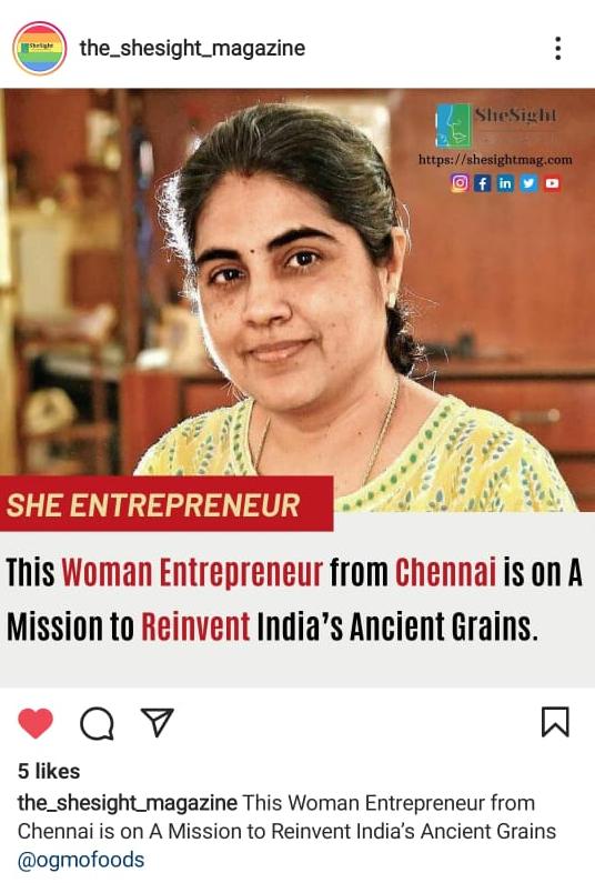 Sanjeeta KK Featured in She Entrepreneur